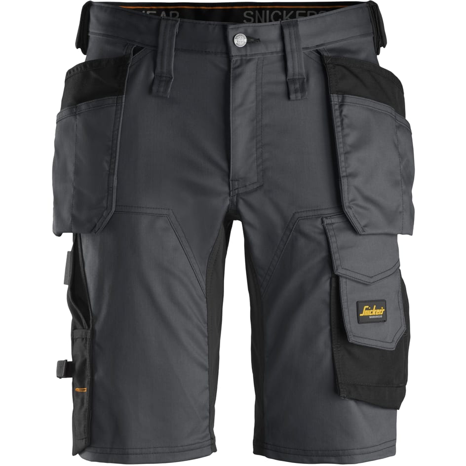 Stretch-Shorts SNICKERS AllroundWork stahlgrau