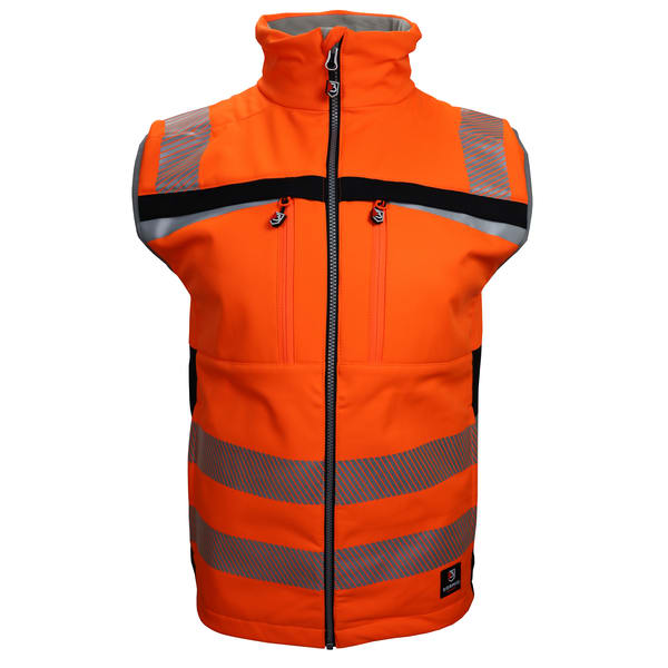 Warnschutz-Softshellweste BORMIO SAFETY Gurten