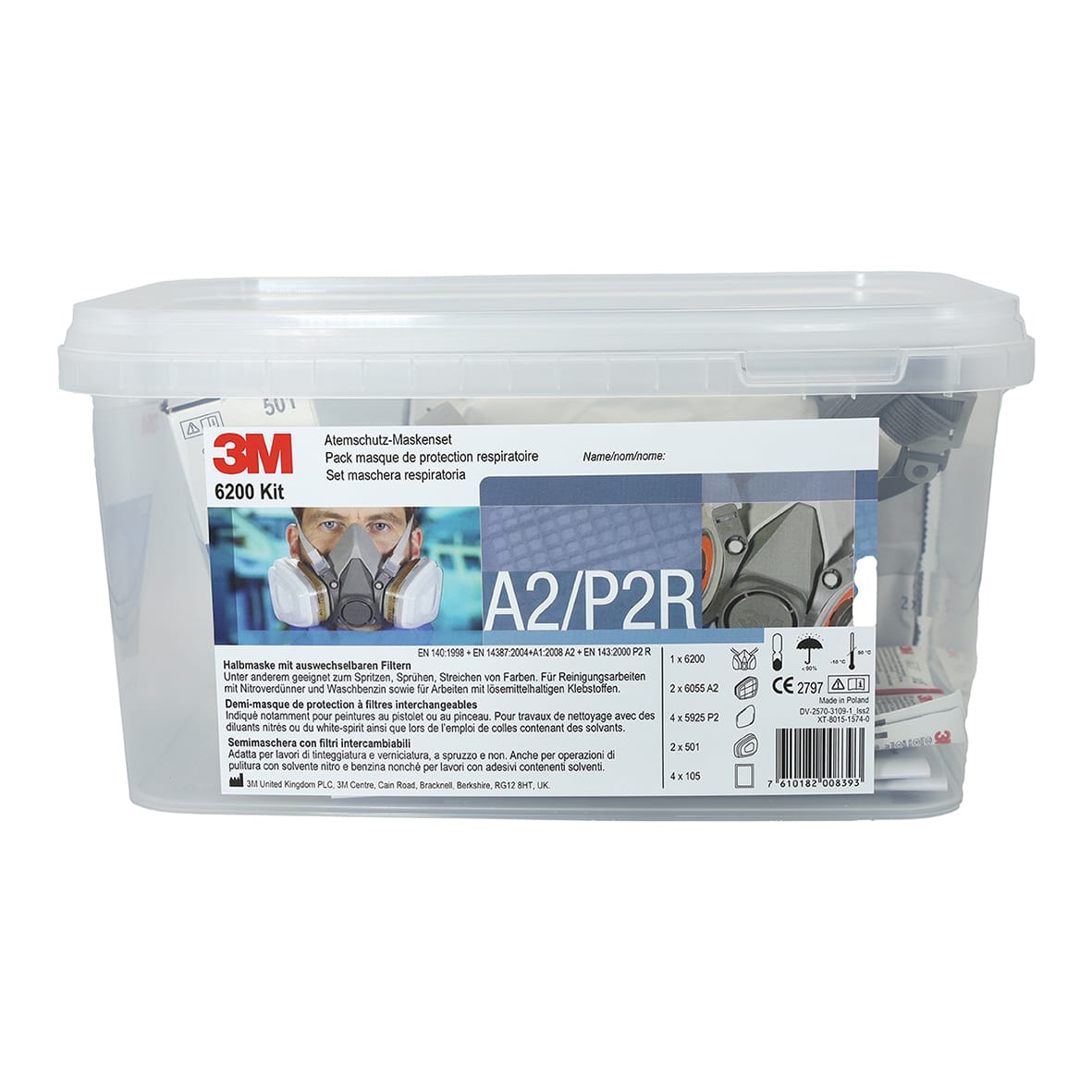 Halbmasken-Set 3M A2P2