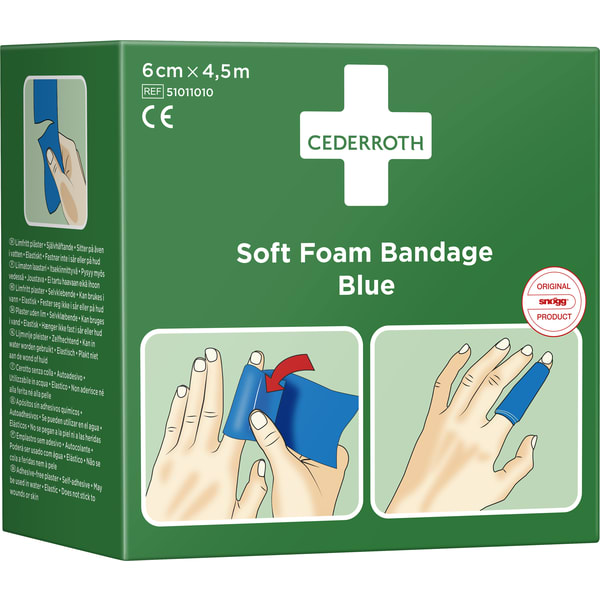 Pflasterrolle CEDERROTH blau