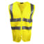 Warnschutz-Weste BORMIO SAFETY Napf HiVis gelb