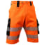 Warnschutz-Shorts BORMIO SAFETY Titlis HiVis orange/schwarz