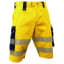 Warnschutz-Shorts BORMIO SAFETY Titlis HiVis gelb/dunkelblau