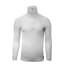 Bamboo-Zip-Langarm-Shirt Gnägi weiss