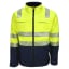 Warnschutz-Softshelljacke HiVis gelb/blau