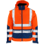 Warnschutz-Softshelljacke SIR SAFETY Starmax HiVis orange/blau