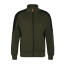 Sweatjacke ENGEL Galaxy forest green/schwarz