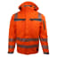 Warnschutz-Winter-Softshelljacke BORMIO SAFETY Brisi HiVis orange/grau