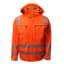 Warnschutz-Winter-Softshelljacke BORMIO SAFETY Brisi HiVis orange