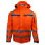Warnschutz-Winter-Softshelljacke BORMIO SAFETY Brisi HiVis orange/royalblau
