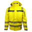 Warnschutz-Winter-Softshelljacke BORMIO SAFETY Brisi HiVis gelb/dunkelblau