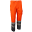 Warnschutzhose BORMIO SAFETY Tödi EU-Grössen HiVis orange/grau