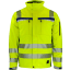 Warnschutz-Softshelljacke BORMIO SAFETY Dom HiVis gelb/dunkelblau