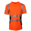 Warnschutz-Shirt BORMIO SAFETY Badus HiVis orange/schwarz