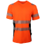 Warnschutz-Shirt BORMIO SAFETY Grand HiVis orange/schwarz