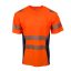 Warnschutz-Shirt BORMIO SAFETY Grand HiVis orange/dunkelblau