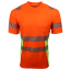Warnschutz-Shirt BORMIO SAFETY Grand HiVis orange/HiVis gelb