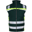 Softshellweste BORMIO SPIRIT Malin dunkelgrün/HiVis gelb