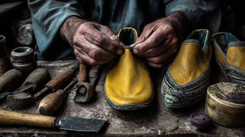 Three Craftsmen, One Slipper