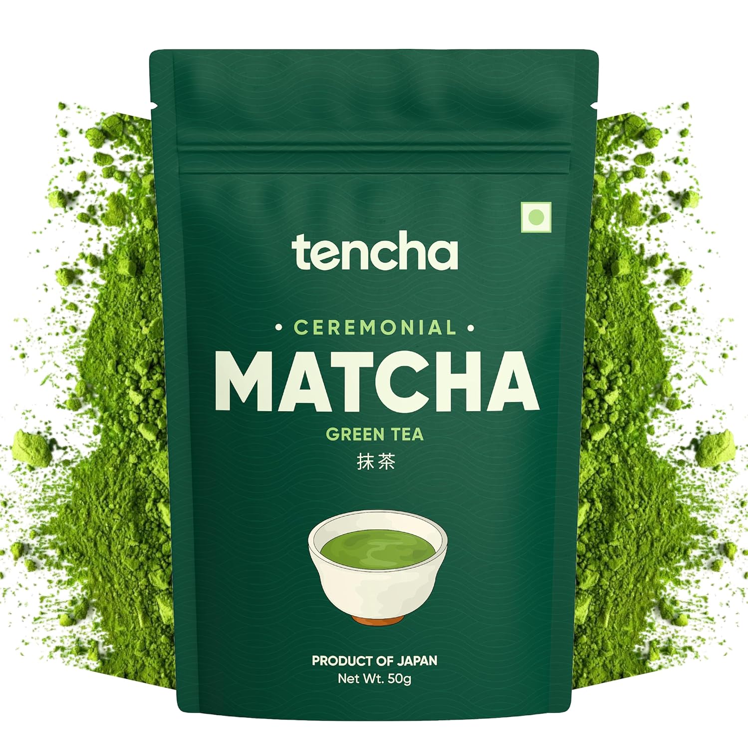 Heapwell Superfoods Japanese Matcha Green Tea Powder, 50 Grams (30 Servings) | Sourced From Shizuoka, Japan