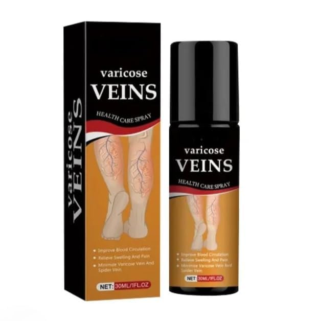 Noxuvo Varicose Veins Spray – Natural Herbal Formula for Fast Relief | Reduces Swelling, Relieves Pain & Promotes Blood Circulation | Easy-to-Use Spray for Legs, Ankles & Feet (1)