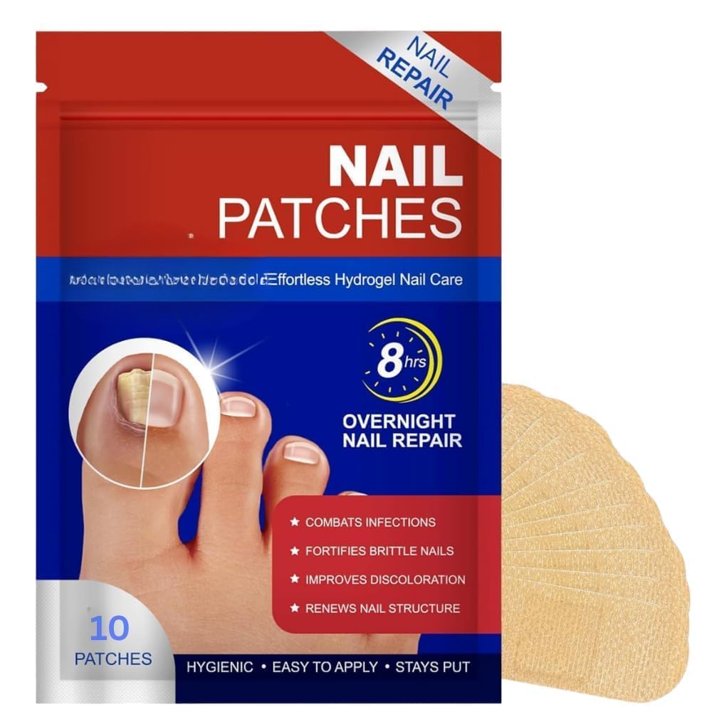 Fungal Nail Patch Treatment – Antifungal Toenail & Fingernail Solution | Kills Nail Fungus at Root | Easy-to-Use Patches