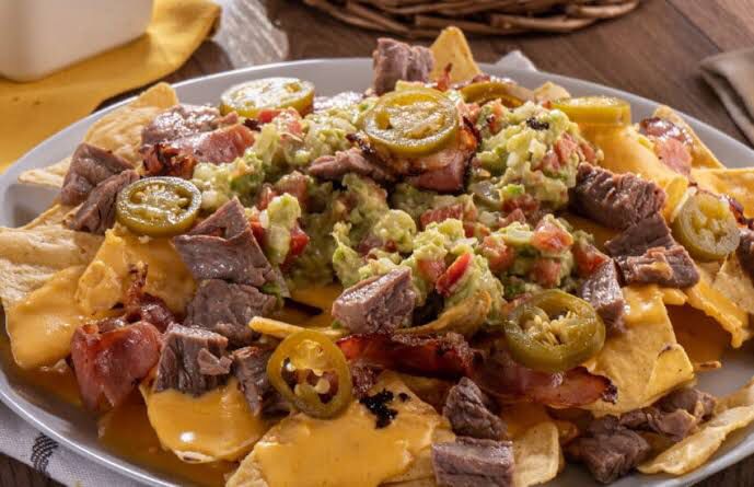Nachos con arrachera