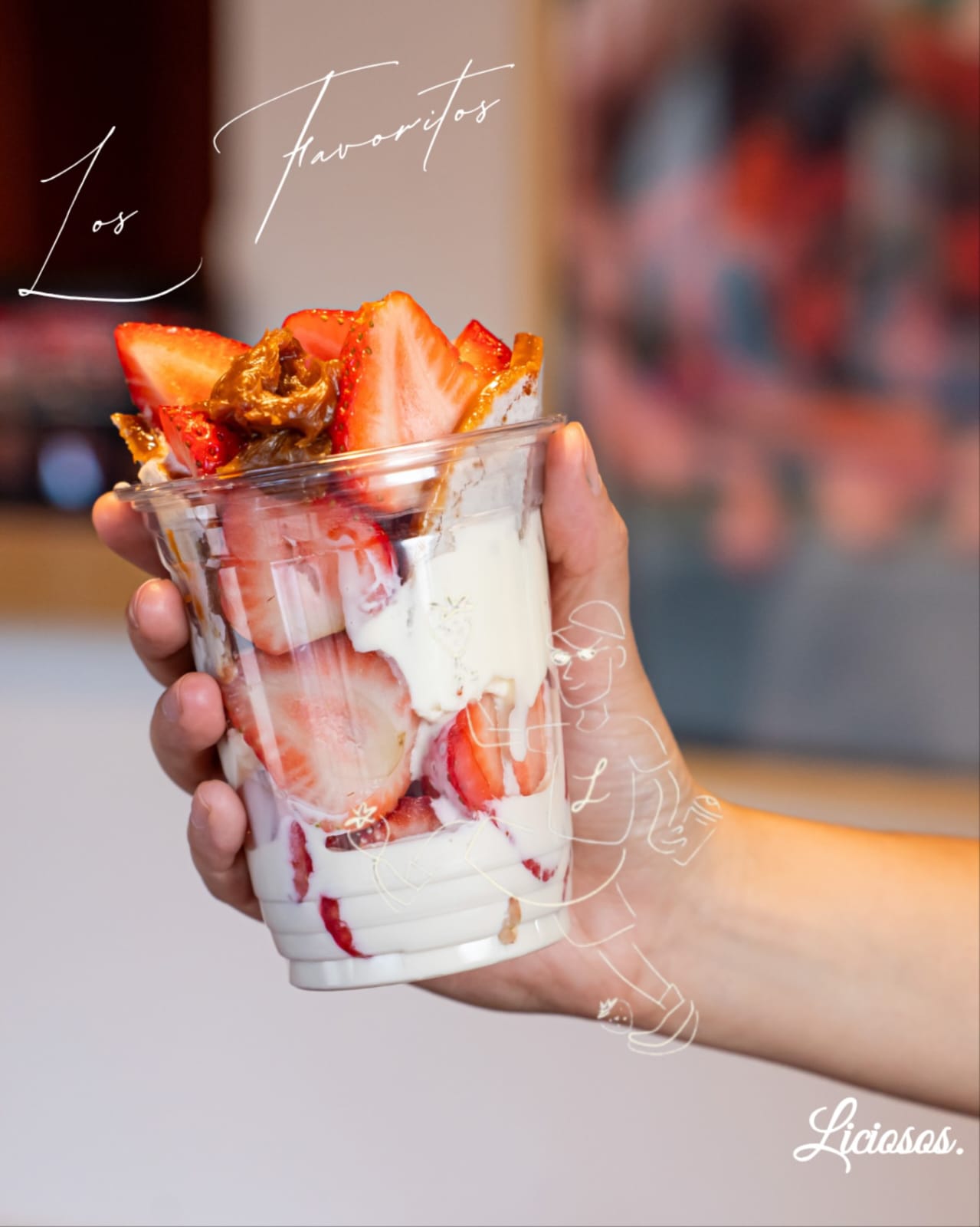 Fresas con Crema Liciosos