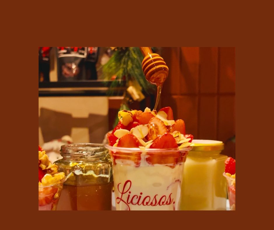 Fresas Con Miel de Abelha