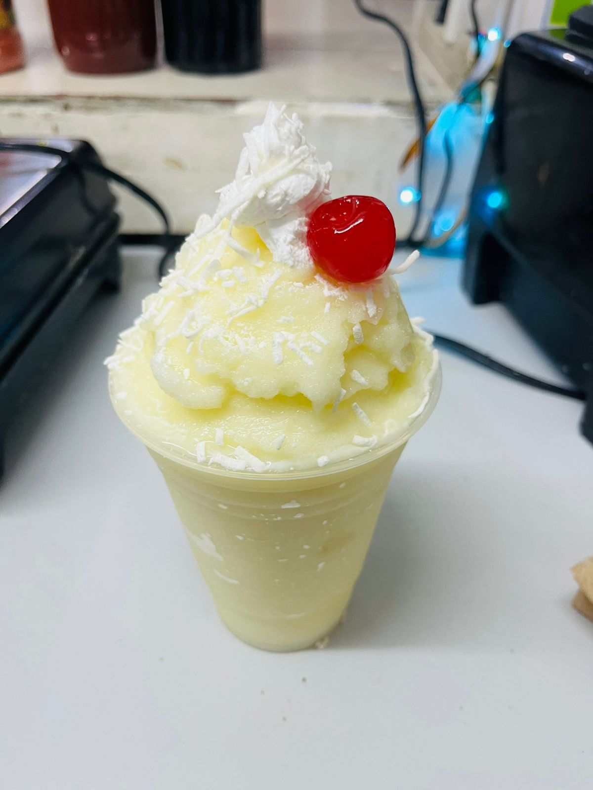 Frappe de piña colada