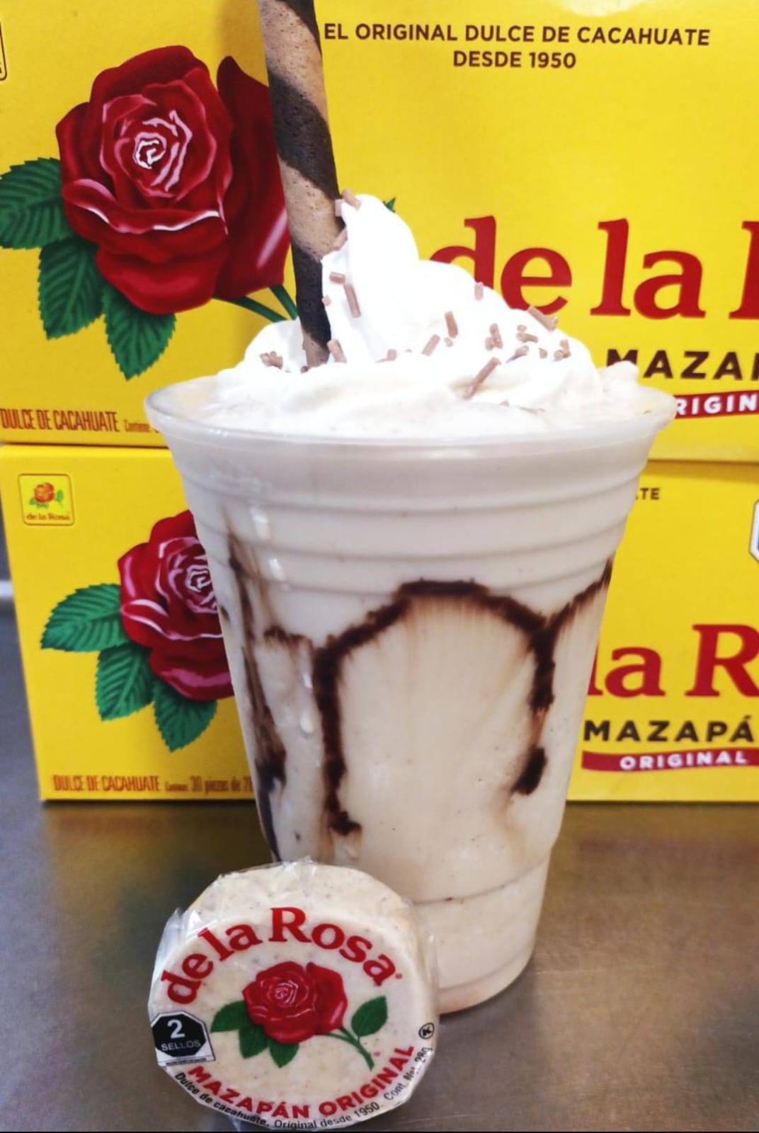Frappe de mazapán