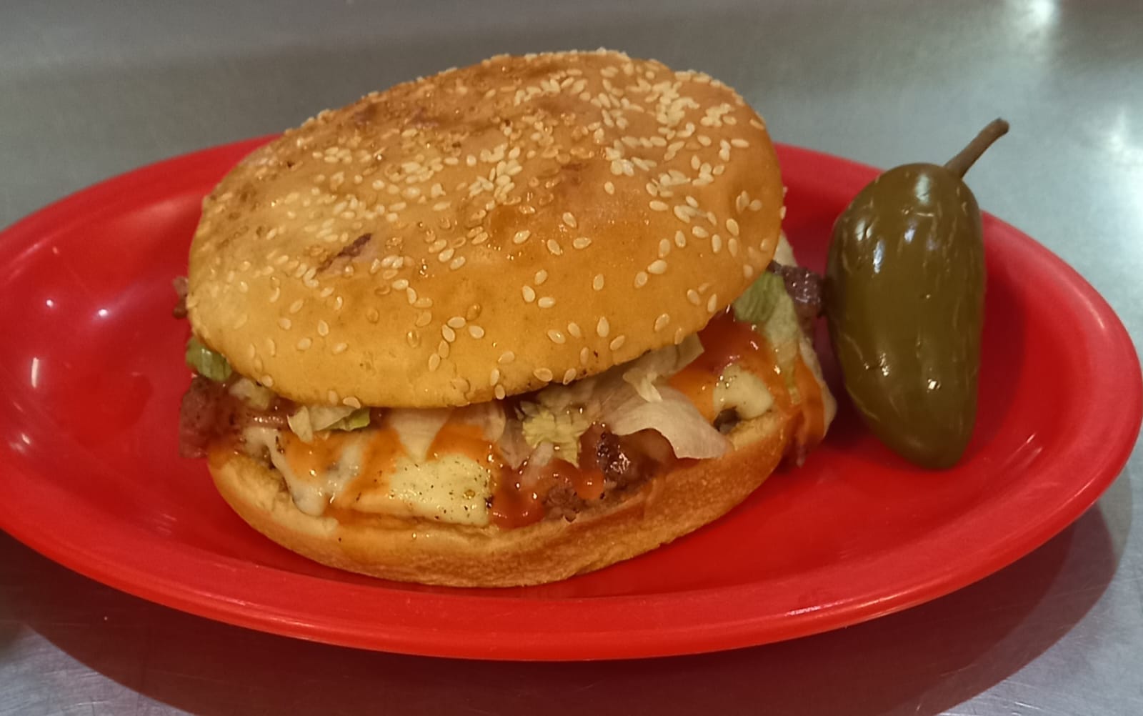 Hamburguesa tradicional
