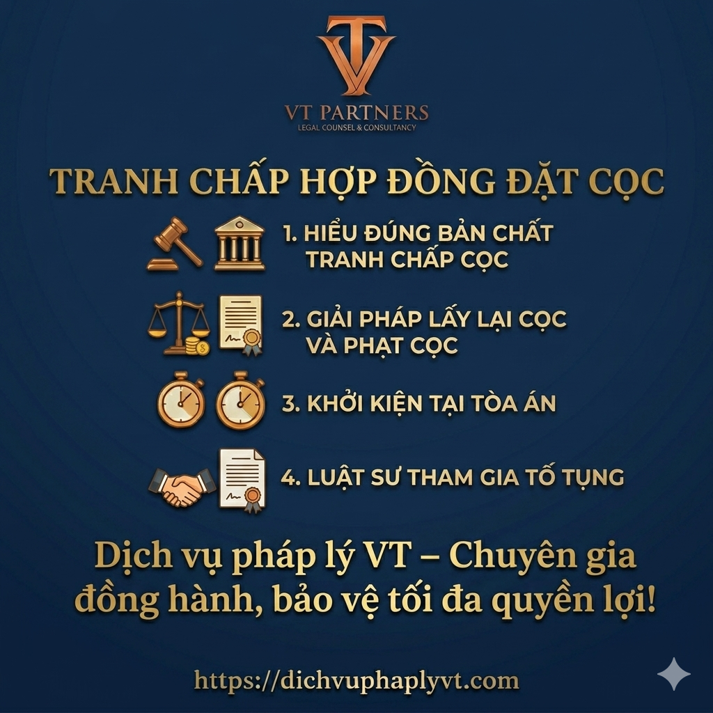 Tranh chấp hợp đồng đặt cọc
