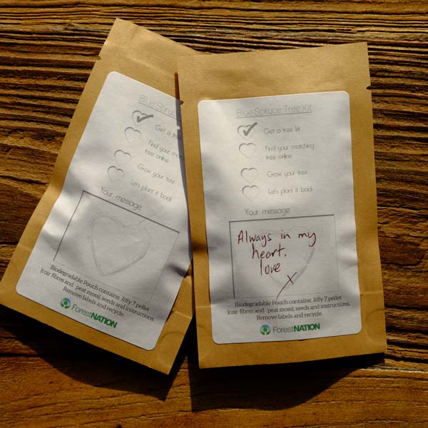 Happy Valentine's Day Tree Pouch x2 - Image 5