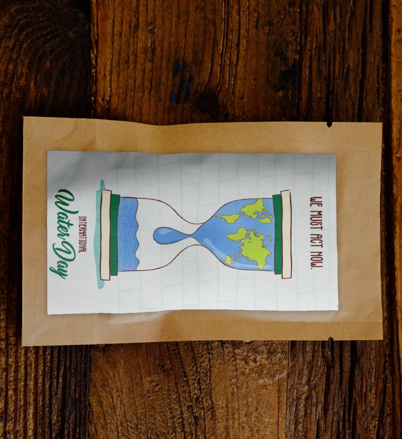 World Water Day Tree Pouch - Image 2