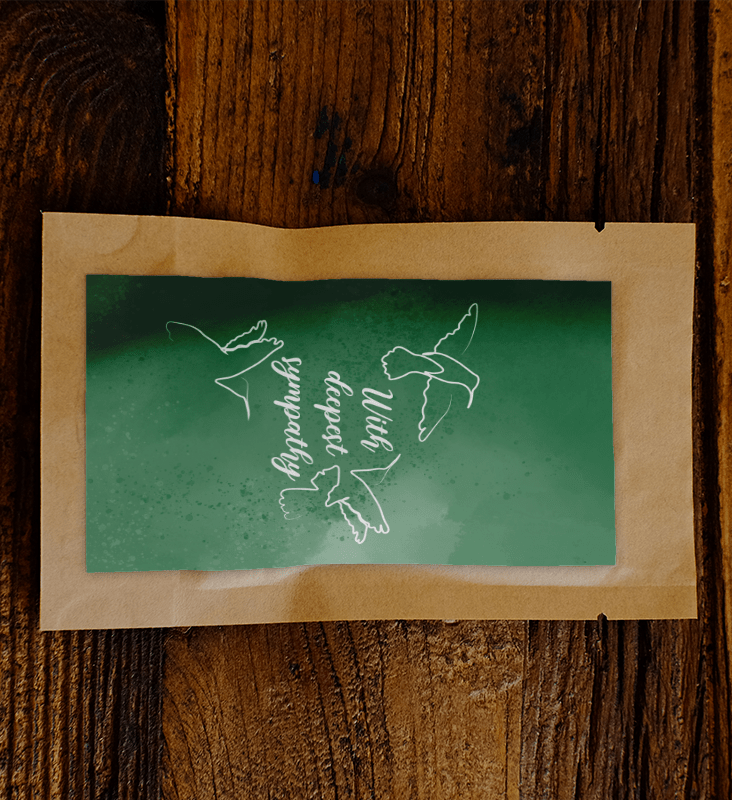 With deepest sympathy, Hummingbirds