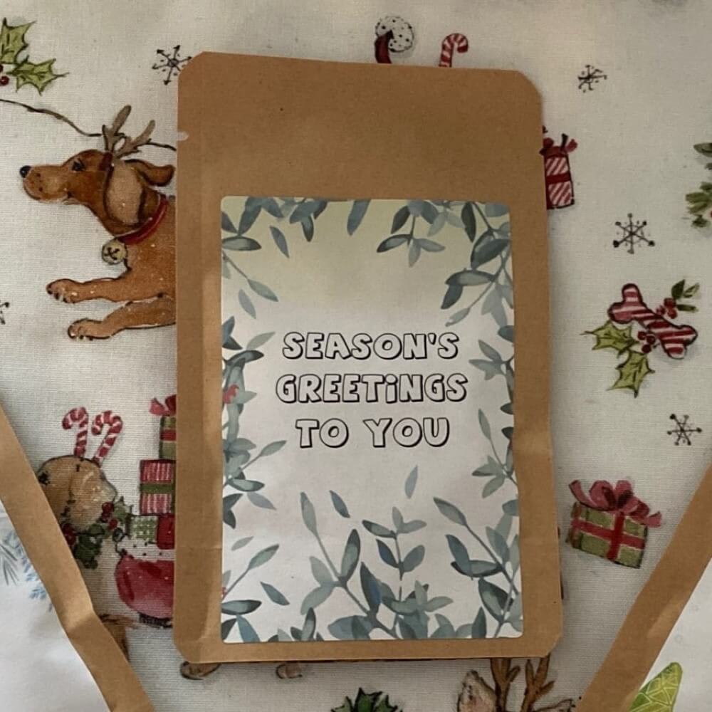 seasons greetings tree kit at home