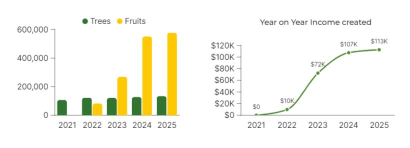 one heart forest 2021 income report