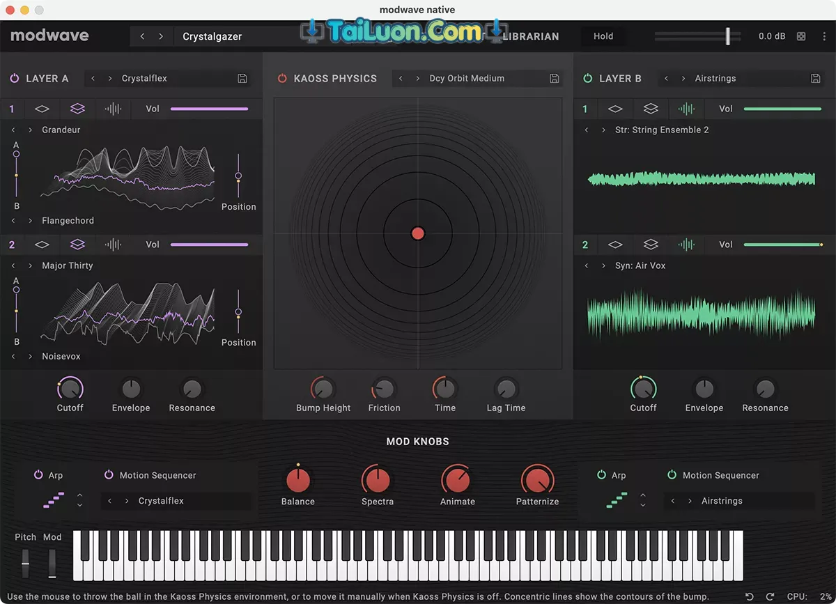 KORG Modwave Native v1.4.2 dành cho MacOS KORG Modwave Native v1.4.2 dành cho MacOS