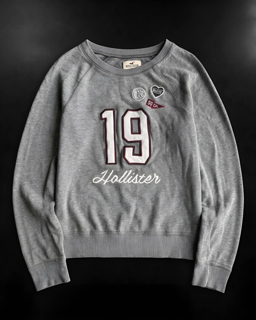 Hollister Grey Graphic Sweatshirt