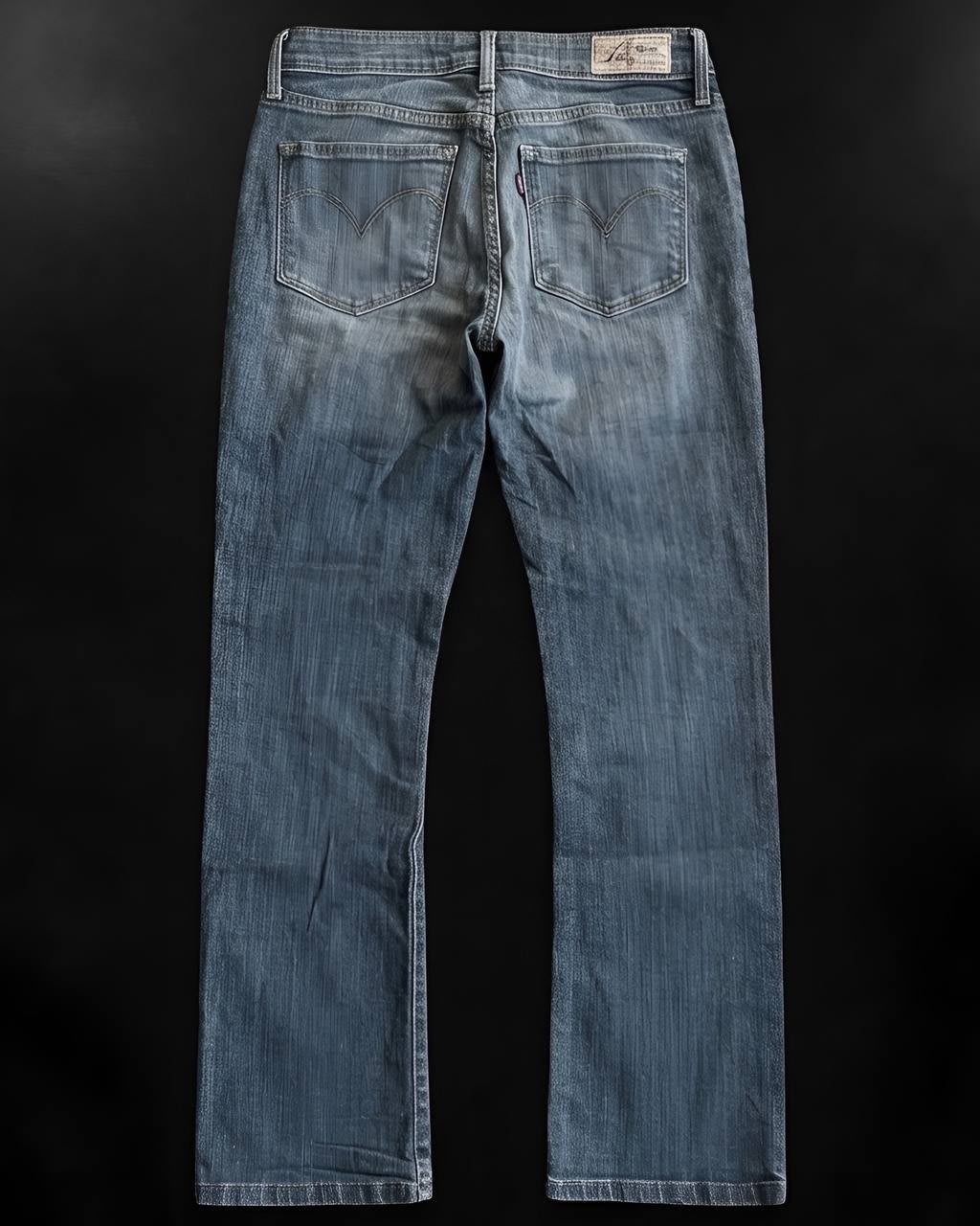 Levis Straight Leg Blue Jeans