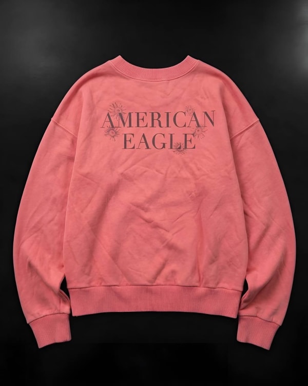 American Eagle Pink Logo Sweatshirt
