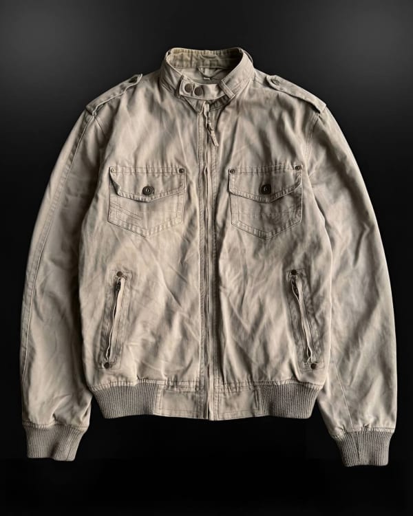 Vintage Cotton Bomber Jacket