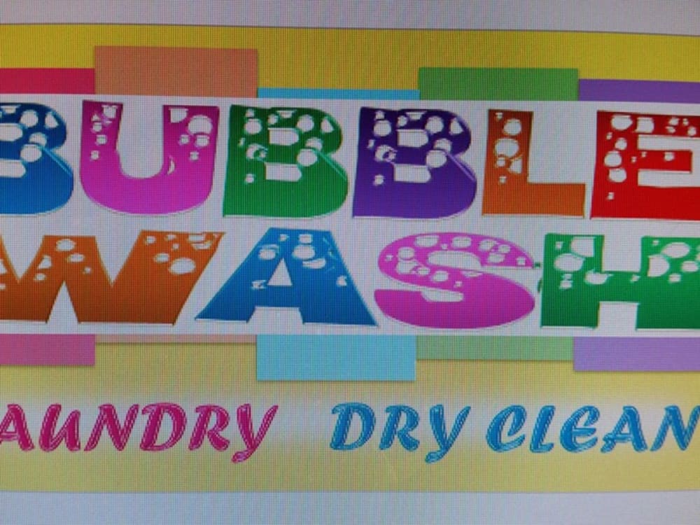 BUBBLE WASH LAUNDRY DRY CLEAN