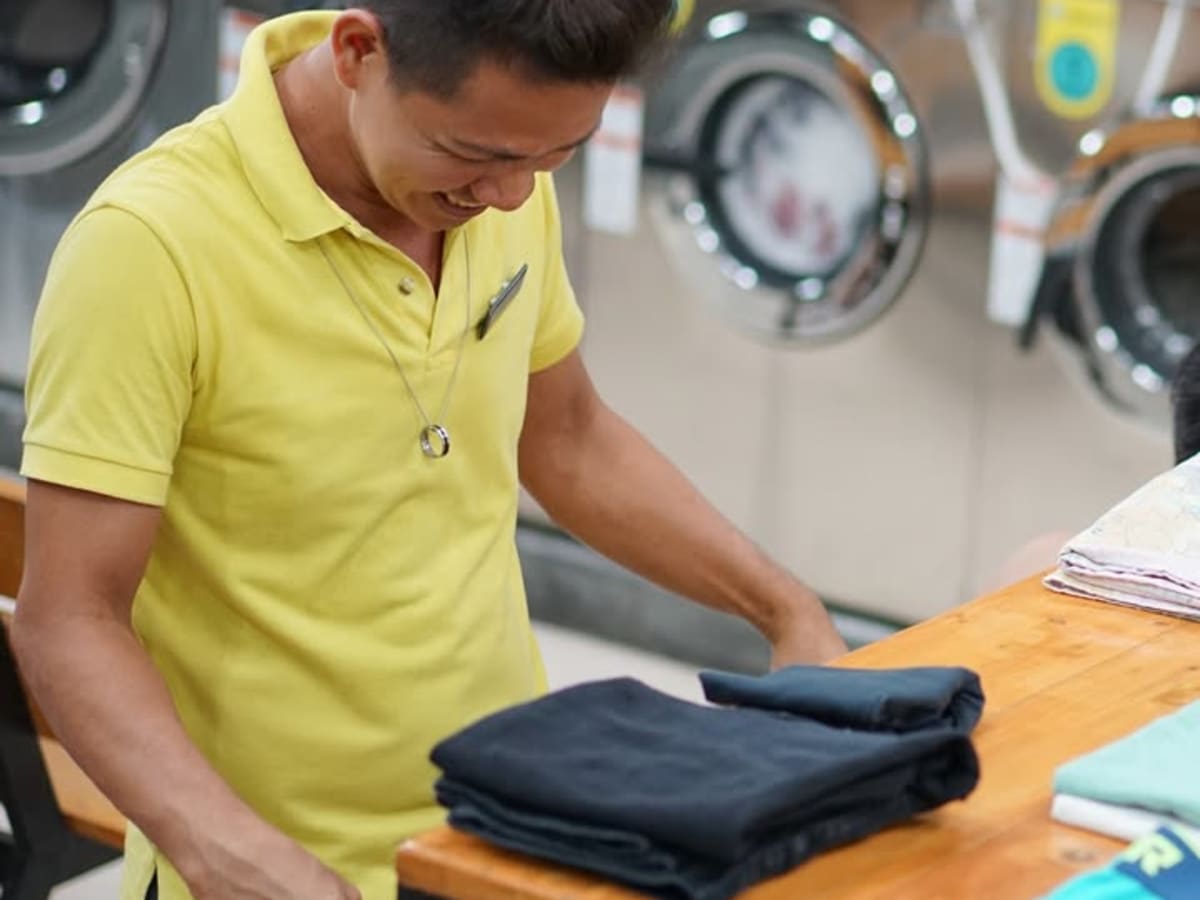Labavendo Langgam laundry shop in San Pedro
