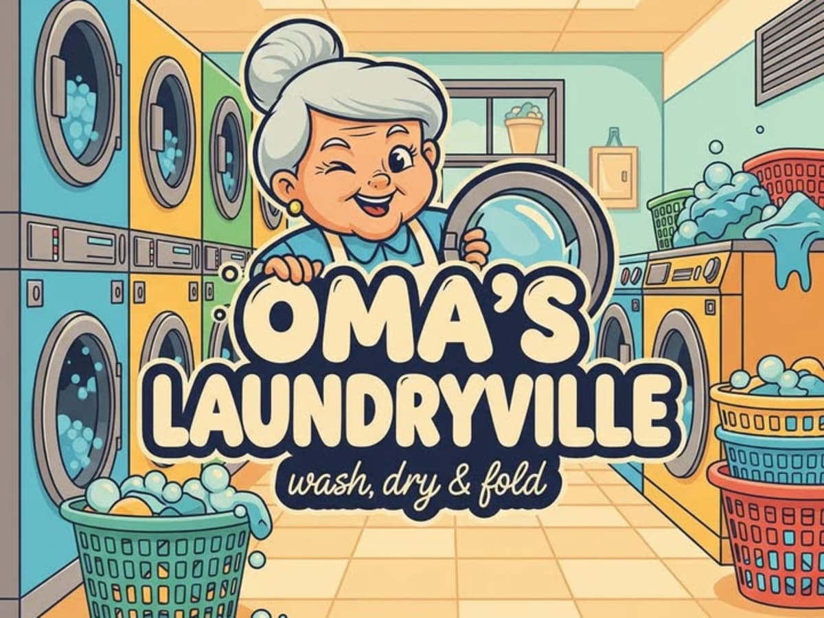 Oma’s Laundryville laundry shop in Baguio City