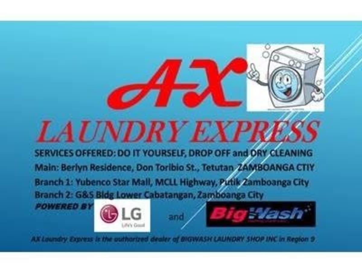 AX Laundy Express Laundry Lounge laundry shop in Zamboanga City
