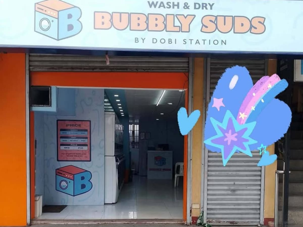 Bubbly Suds by Dobi Station laundry shop in Quezon City