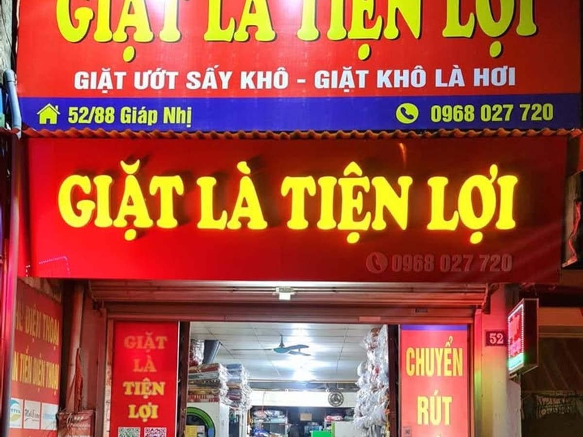 GIẶT LÀ TIỆN LỢI laundry shop in Hanoi