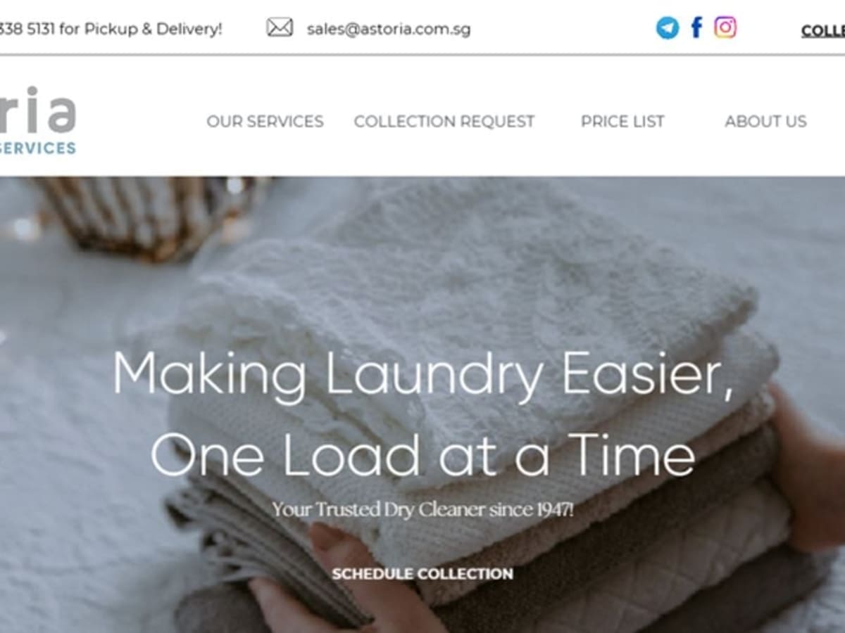 Astoria Dry Cleaning Services - HQ/ Main Factory laundry shop in Hougang